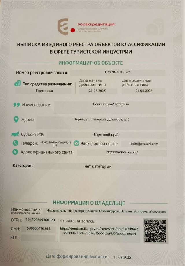 Гостиница Австерия Пермь-49